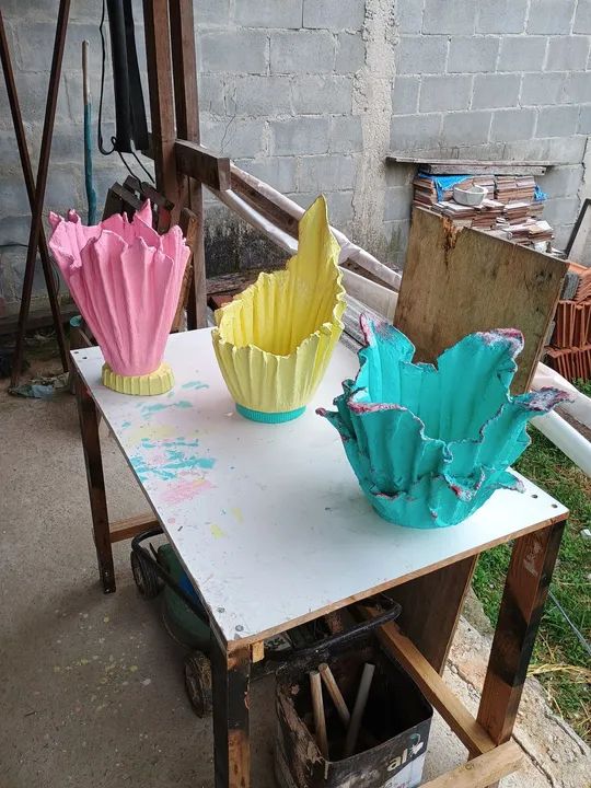 VASO PARA FLORES PLANTAS OU DECORAÇÃO  - Foto 3