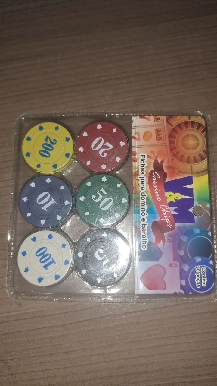 Fichas para dominó/baralho!!!