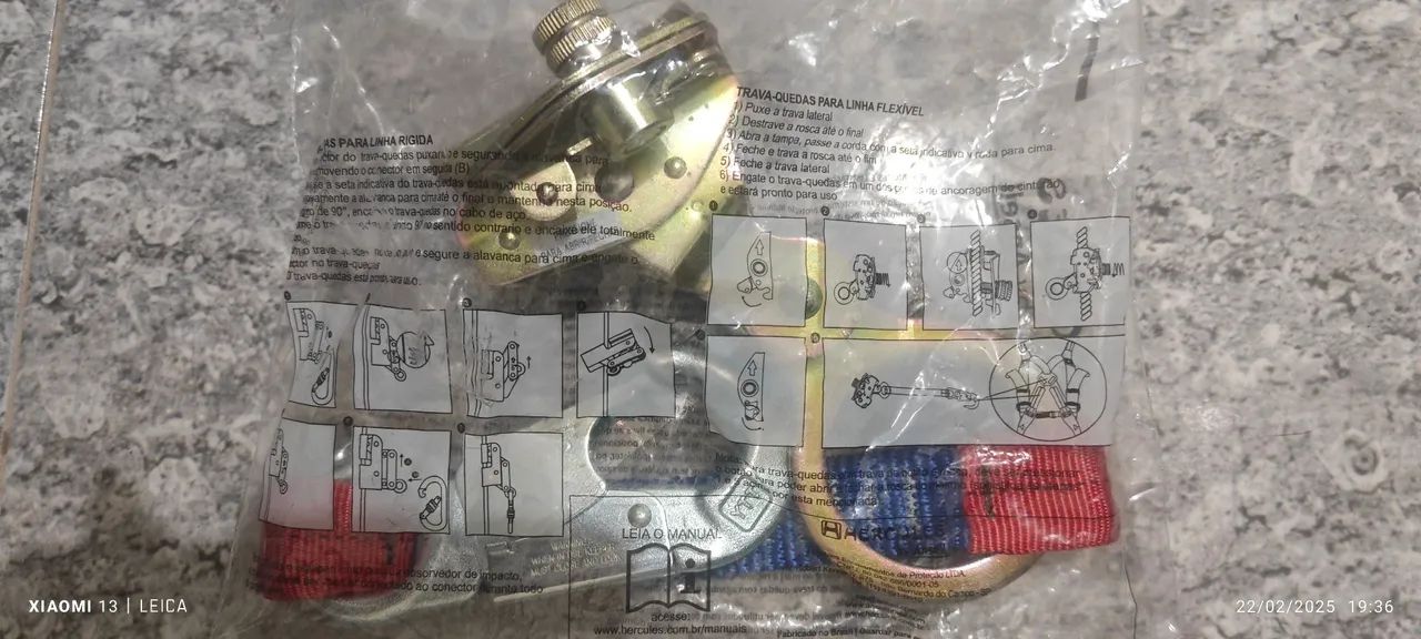 Trava-quedas para corda Hércules novo