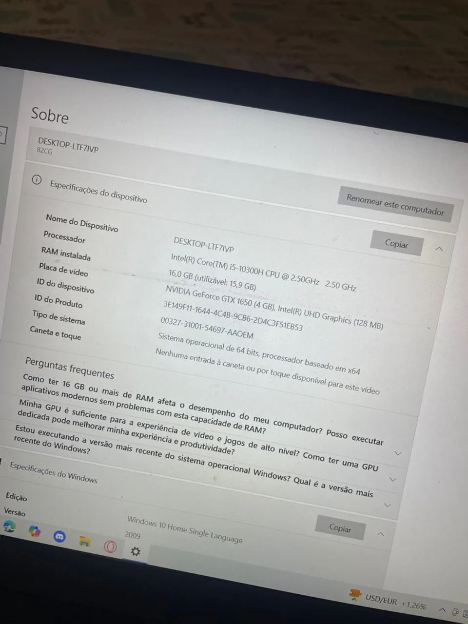 Notebook Gamer Lenovo Ideapad Gaming 3 - Foto 4