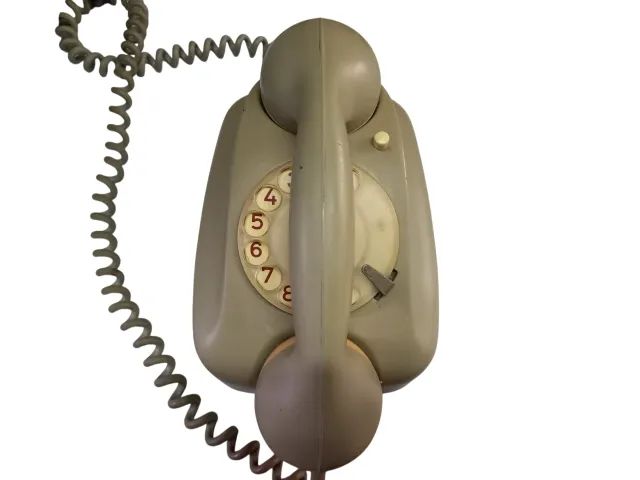 Telefone Antigo Siemens Mesa Gancho Vertical Bege