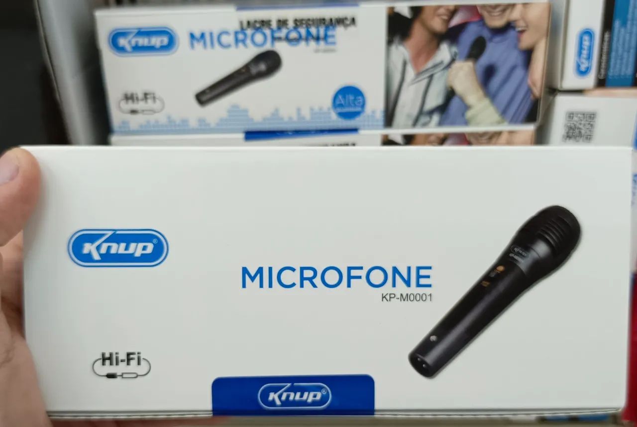 MICROFONE DINAMICO C/ FIO REF.: KP-M0001 - Foto 2