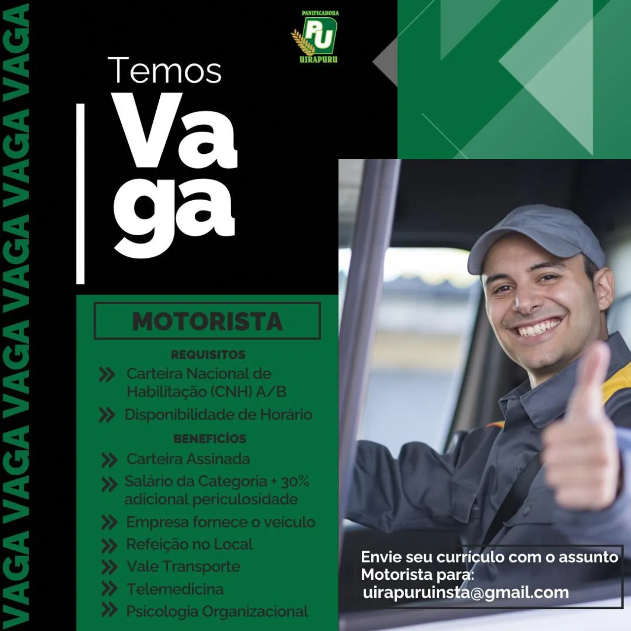 "vaga de motorista" - Vagas de emprego no Brasil