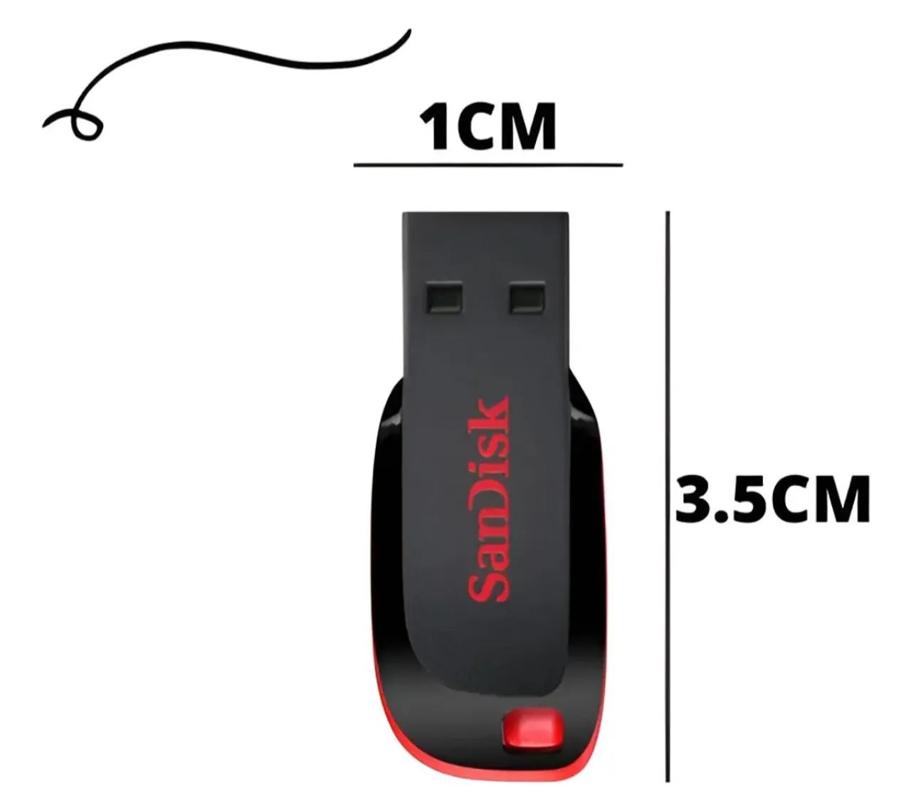 Pendrive 64 GB lacrado  - Foto 3