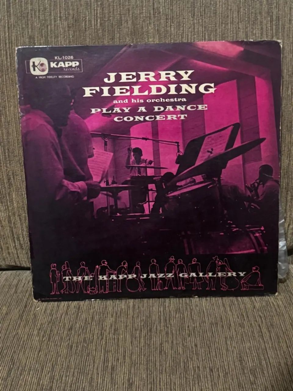 Lp Jerry Fielding And His Orchestra Play A Dance Concert