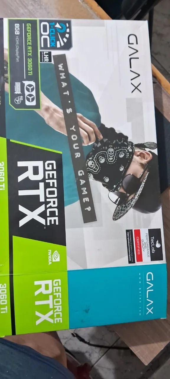 Seminova - Placa De Video Galax Geforce Rtx 3060ti Gddr6x 1-click Oc  - Foto 2