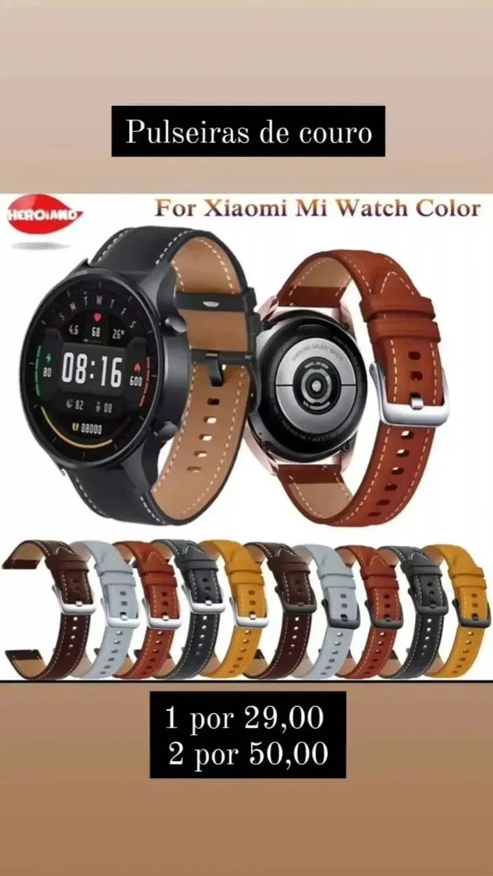 Pulseira para smartwatch vários modelos a partir de 6,00 reais  cada - Foto 2