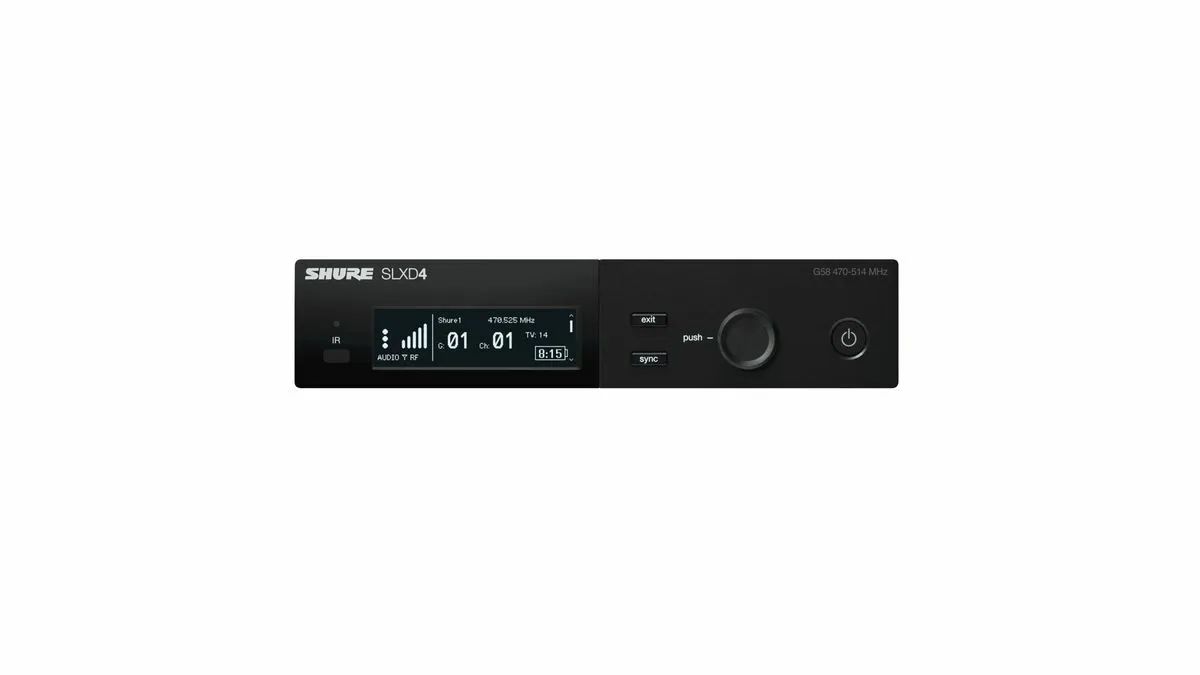 Receptor Digital Shure Slxd4-G58 Sem Fio