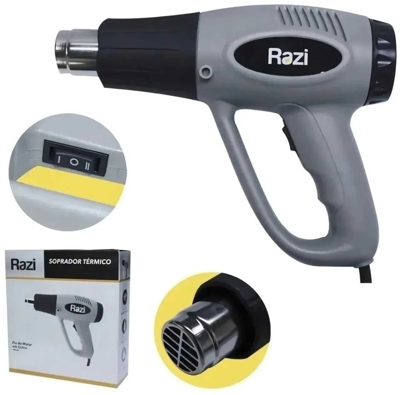 Soprador Térmico + Luvas - 110v 1500w   - Foto 5