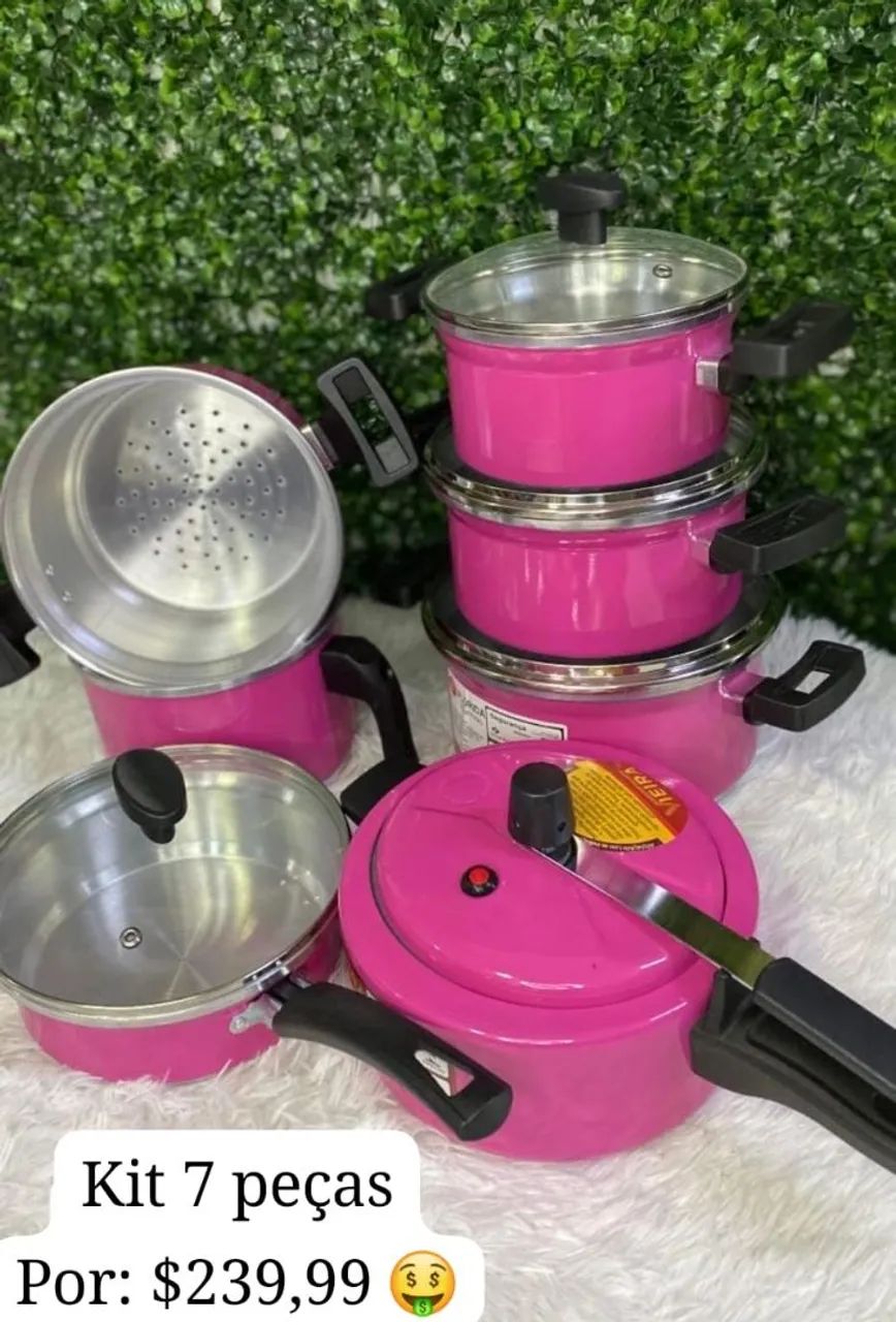 Jogo de panelas com 7 peças  - Foto 4