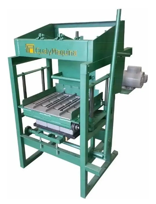 Máquina De Fabricar Blocos De Concreto, Até 4.000 Blocos Dia