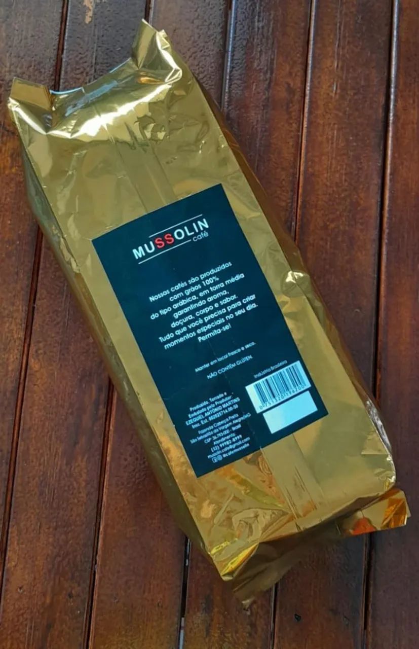 Café em Grãos ou Moído Mussolin 100% Arábica 500g - Foto 5
