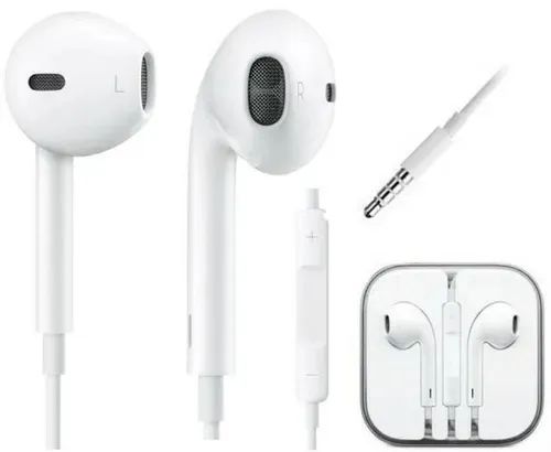 Fone de Ouvido Iphone EarPods P linha Som Igual Original Marca Hreboss - Foto 3