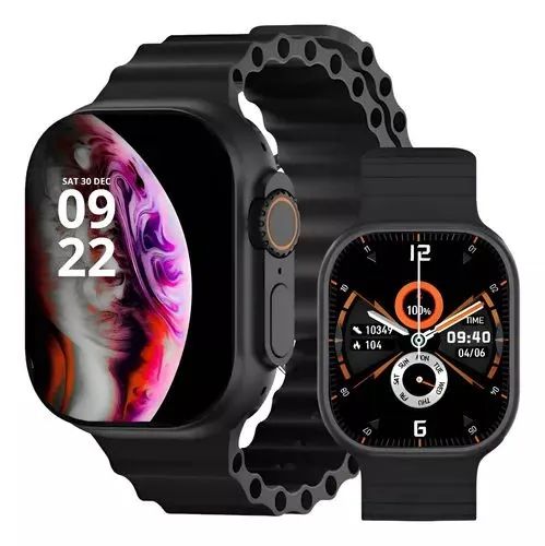 Relógio Smartwatch W67 Pro Max Bazik Preto