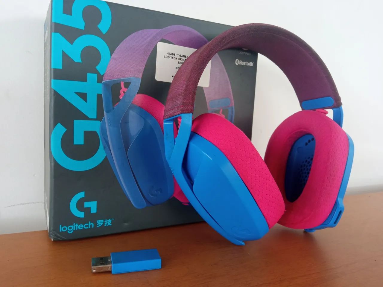 Logitech G435 Headset Gamer Bluetooth sem fio