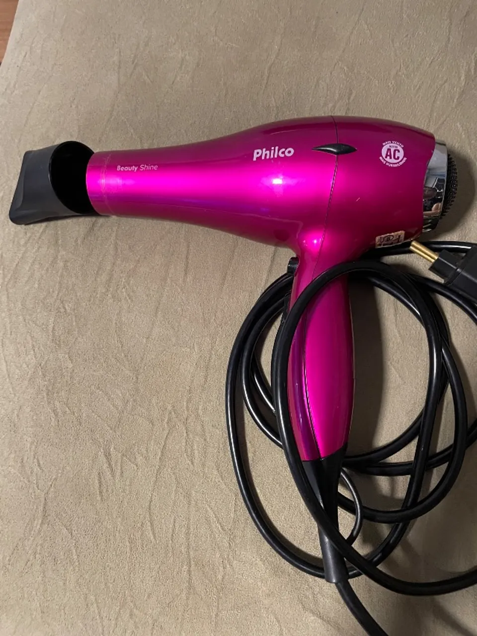 Secador de cabelo Philco Beauty Shine com 2 velocidades, 3 temperaturas