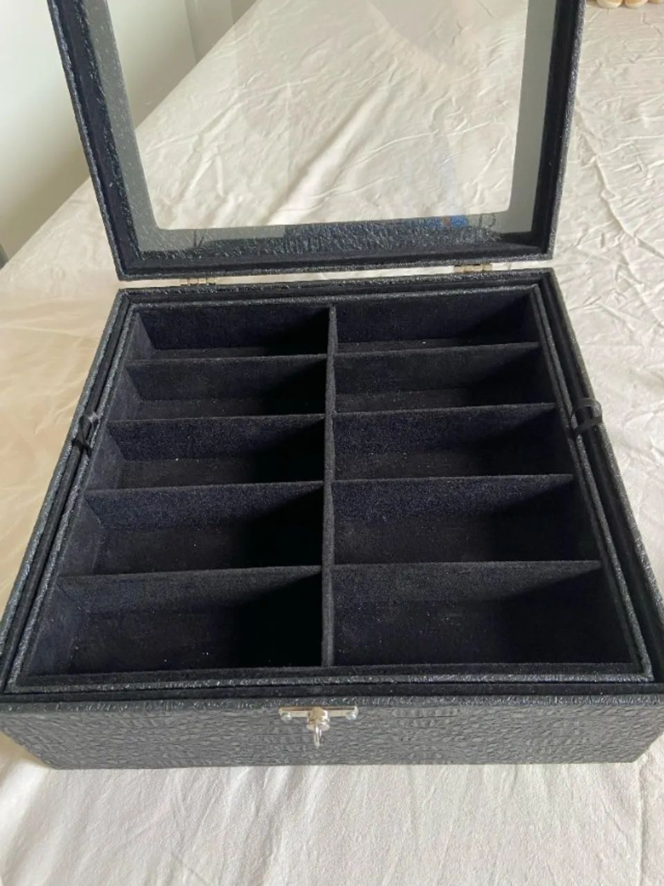 Estojo porta óculos para 20 óculos Preto - Foto 2