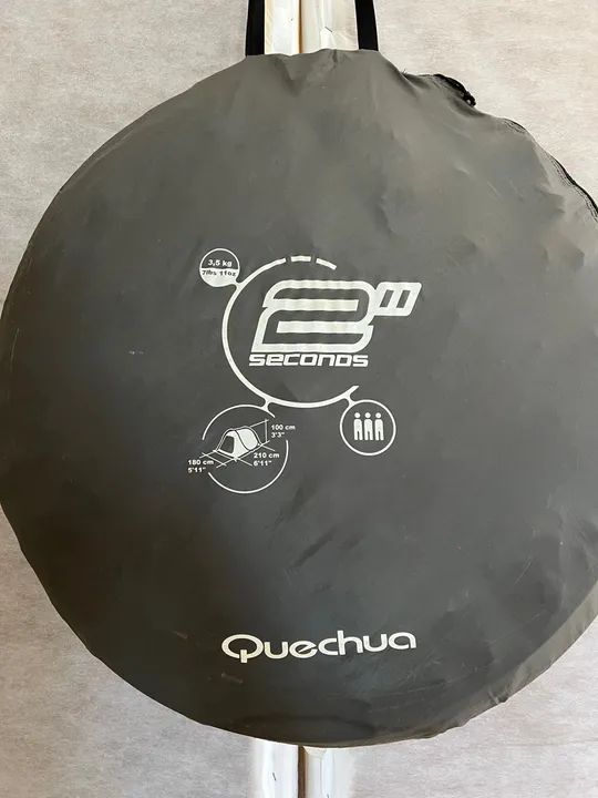 Barraca de camping Quechua 2 seconds para 3 pessoas - Foto 6