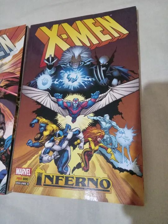 Hqs dos X-Men Inferno - Edições 1, 3, 6 da panini comics - Foto 2