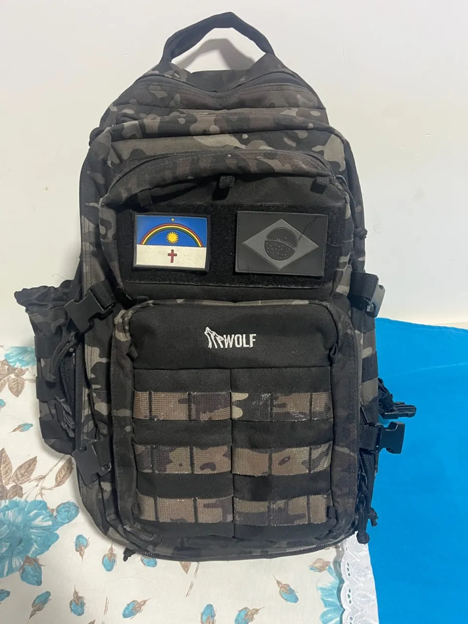 Mochila Camuflada Wolf Cargo