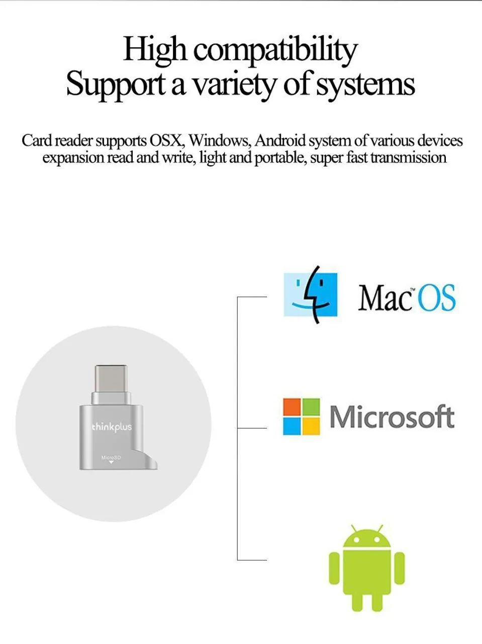 Adaptador USB Type-C MicroSD - Transferência Rápida - Foto 6