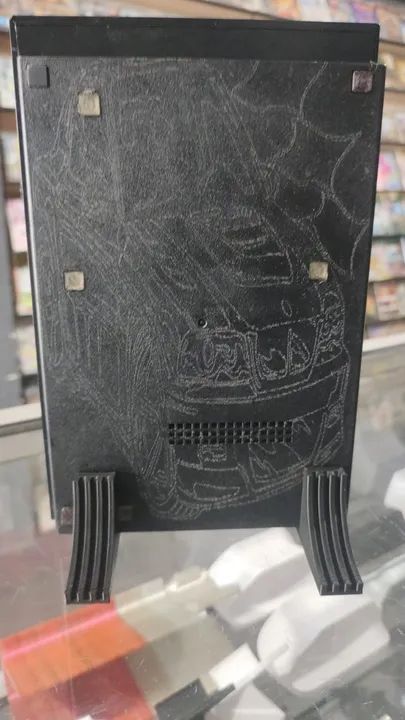 Ps2 com 2 controles e cabos + hd de 160gb 100 jogos  emuladores - Foto 2