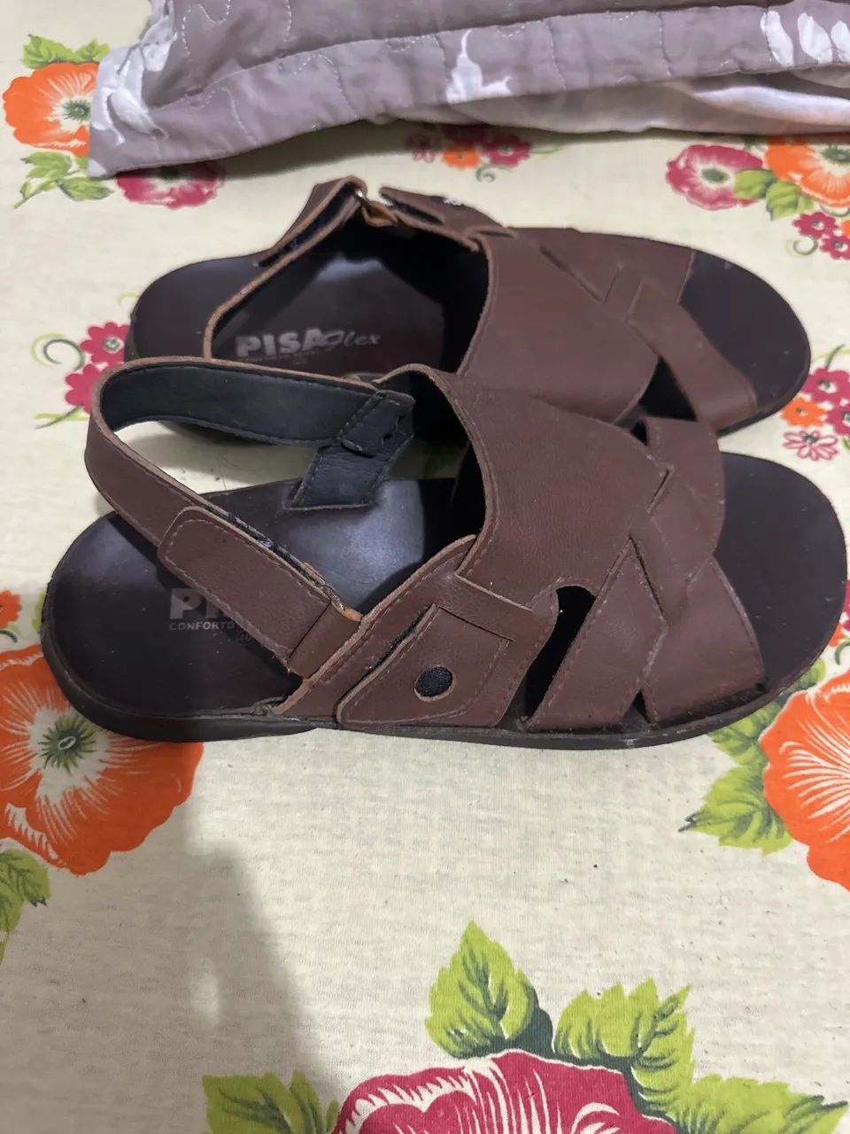 Sandália couro pisa flex - Foto 2