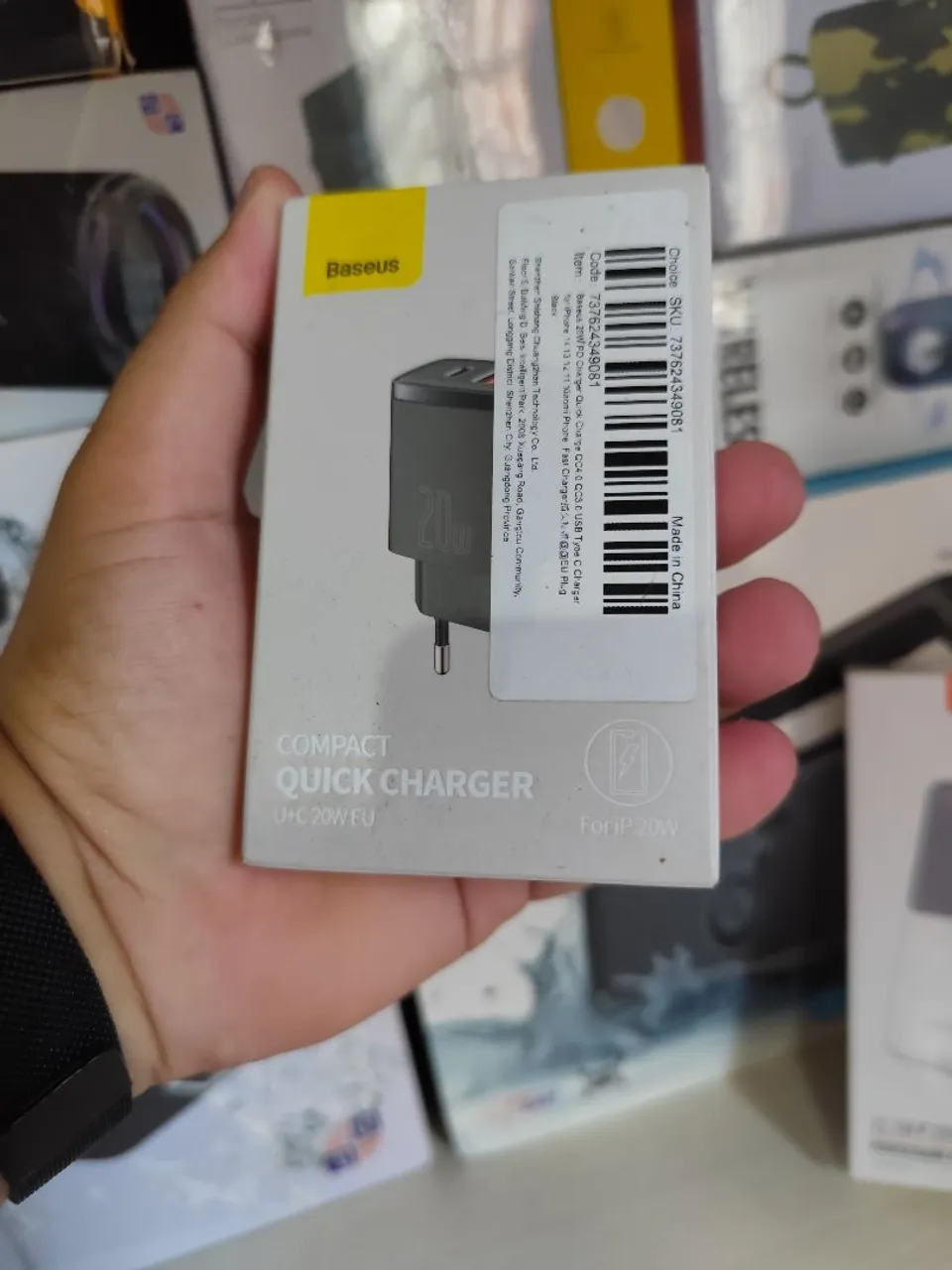 carregador Baseus original 20W ( novo Original