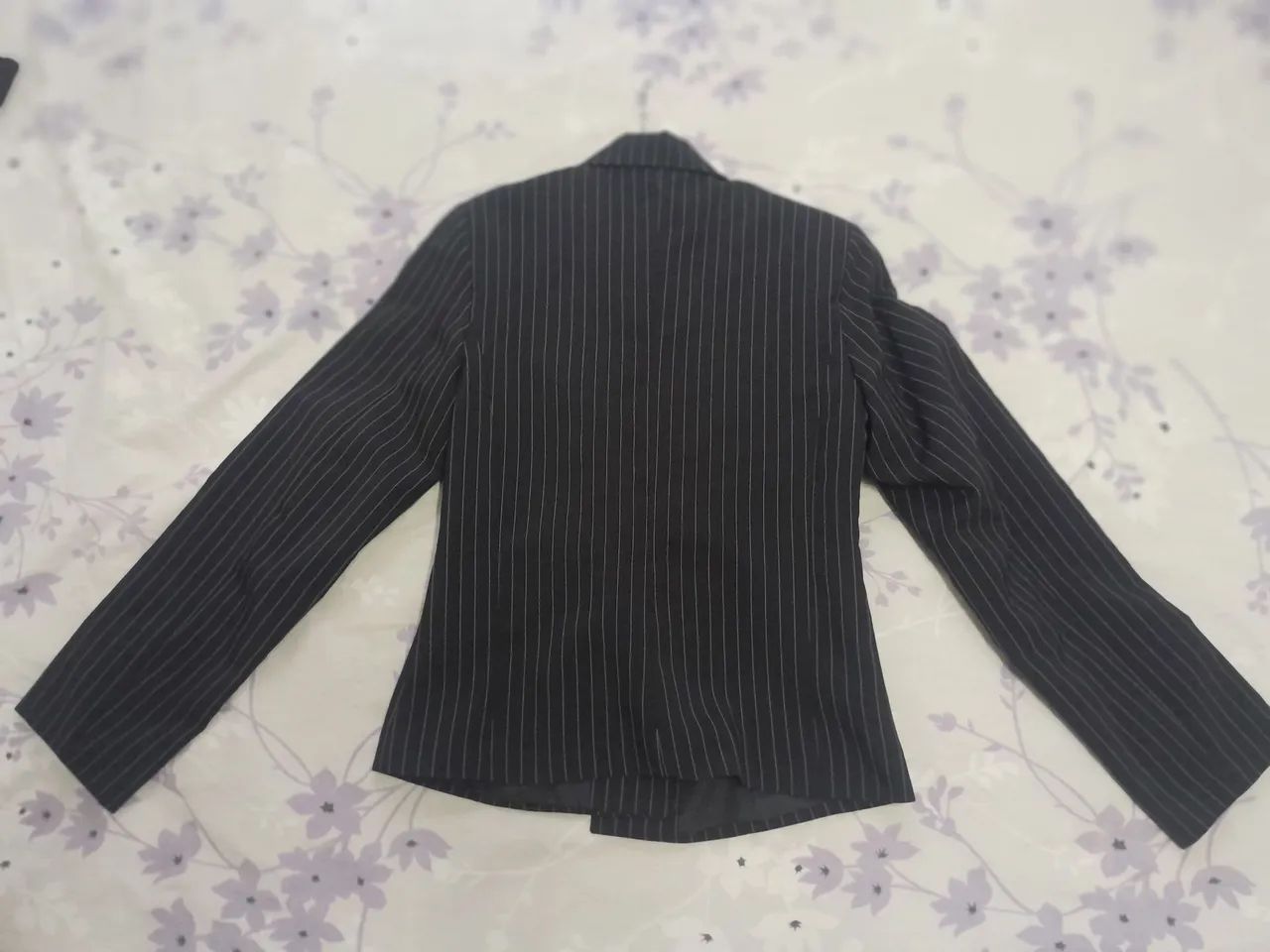 Blazer alfaiataria risca de giz - Foto 5