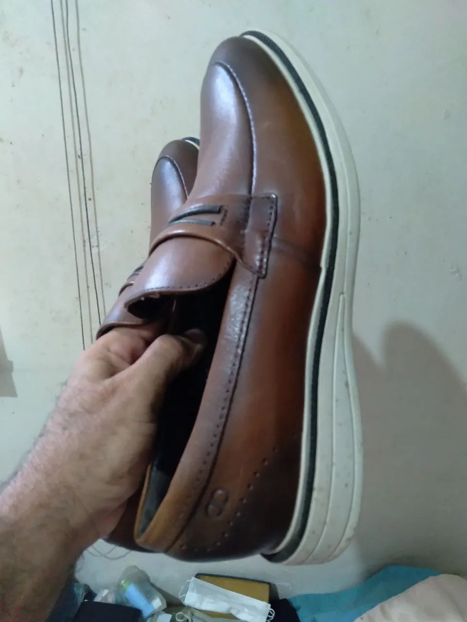 Sapato de couro democrata