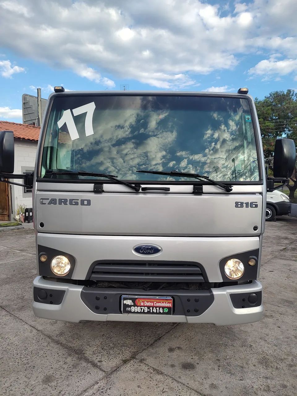 FORD CARGO 816 CARROC. 6,20 MTS - VIA DUTRA CAMINHÕES - CAÇAPAVA SP  - Foto 3