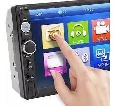 Central Multimídia Mp5 2 Din Touch Espelhamento Bluetooth Som de Carro - Foto 3