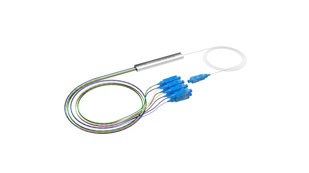 PLC Optical Splitter 1x8 SC/UPC Blue with 10 units64330135864963120