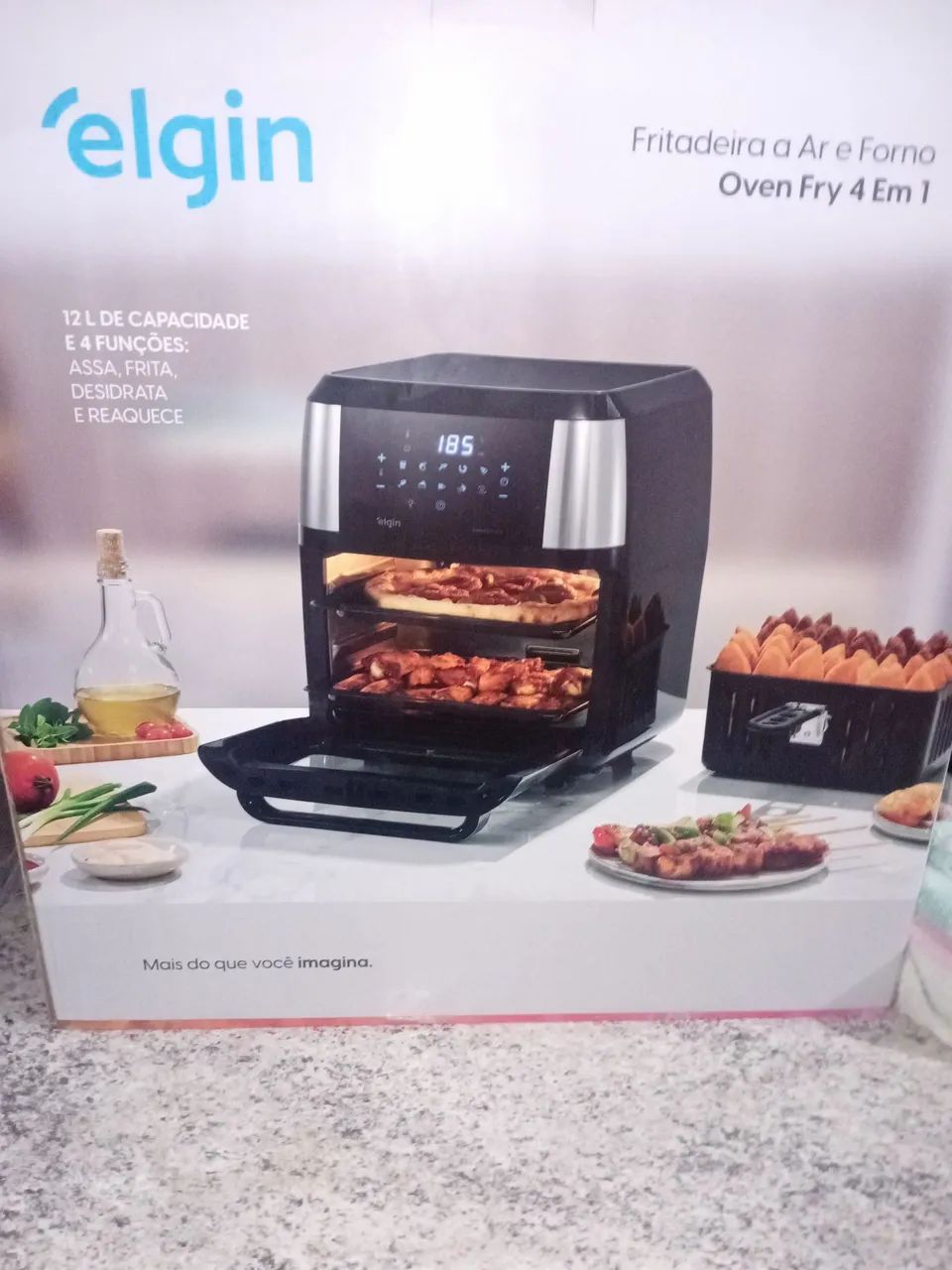 Fritadeira a Ar e Forno Elgin 4 em 1 - 12L