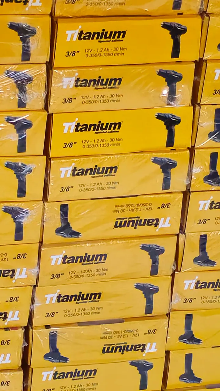 Parafusadeira de Impacto Titanium 12V 30 Nm
