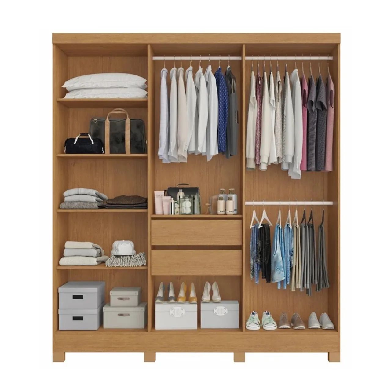 Guarda roupa 6 portas ripado 100% MDF !! Rf - Foto 2