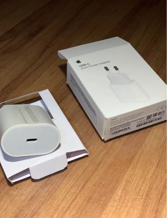 Fonte Adaptador de iPhone Turbo USB-C 20W carga rápida  - Foto 4