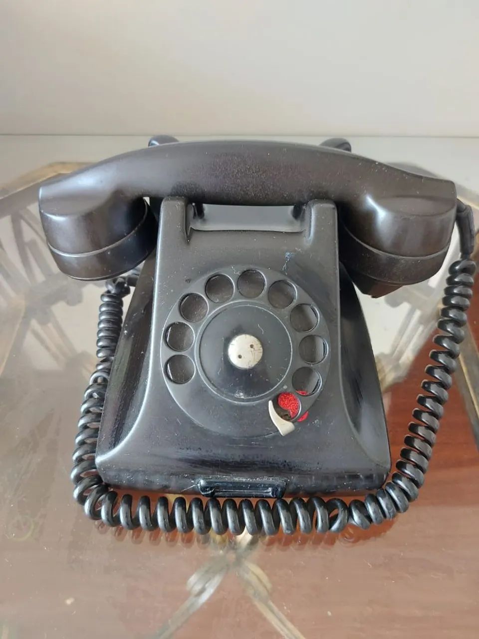 Telefone Fixo Vintage Preto - Foto 2