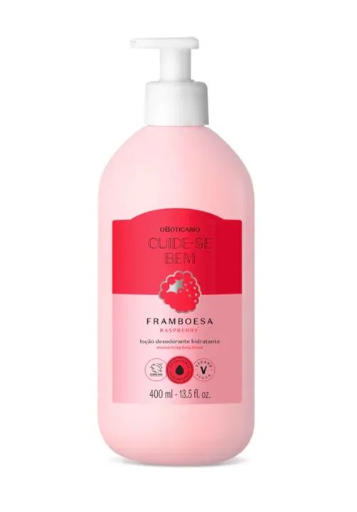 Loção Desodorante Hidratante Cuide-se Bem Feira Framboesa 400ml