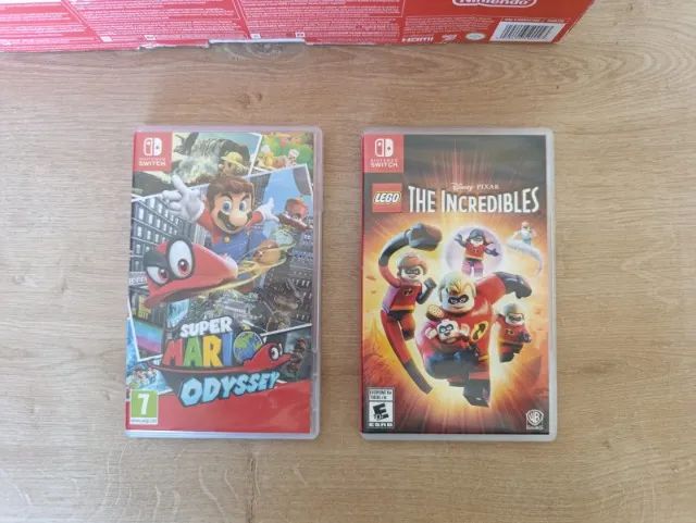Jogos Nintendo Switch Mario Odyssey e Lego The Incredibles (Os