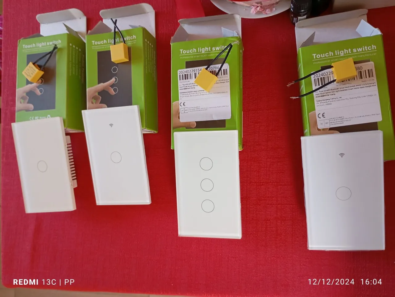 Interruptor de Luz Inteligente Touch Screen - Novo