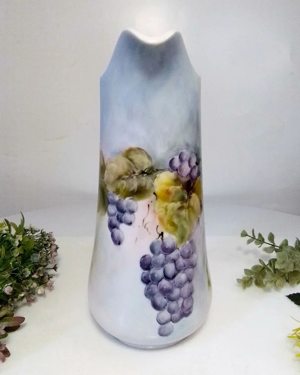 Jarro Porcelana Anos 80 - Uvas - Foto 3