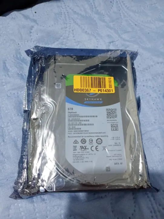 HD Seagate SkyHawk 6TB (NOVO)