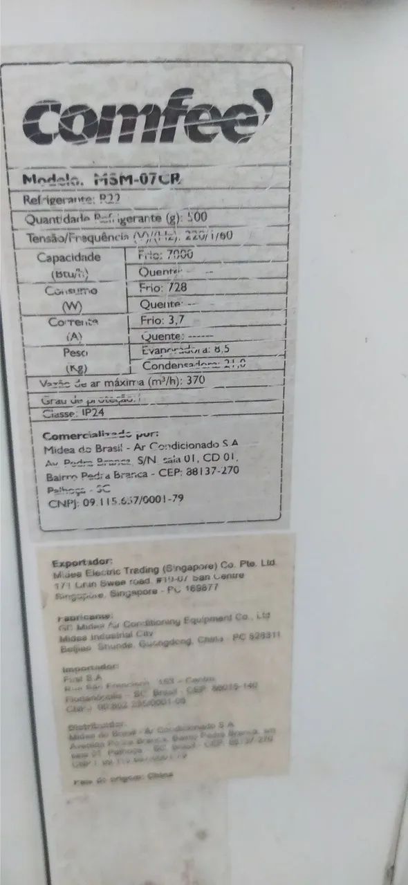 Ar Condicionado Split Comfee 7000 BTUs - Foto 2