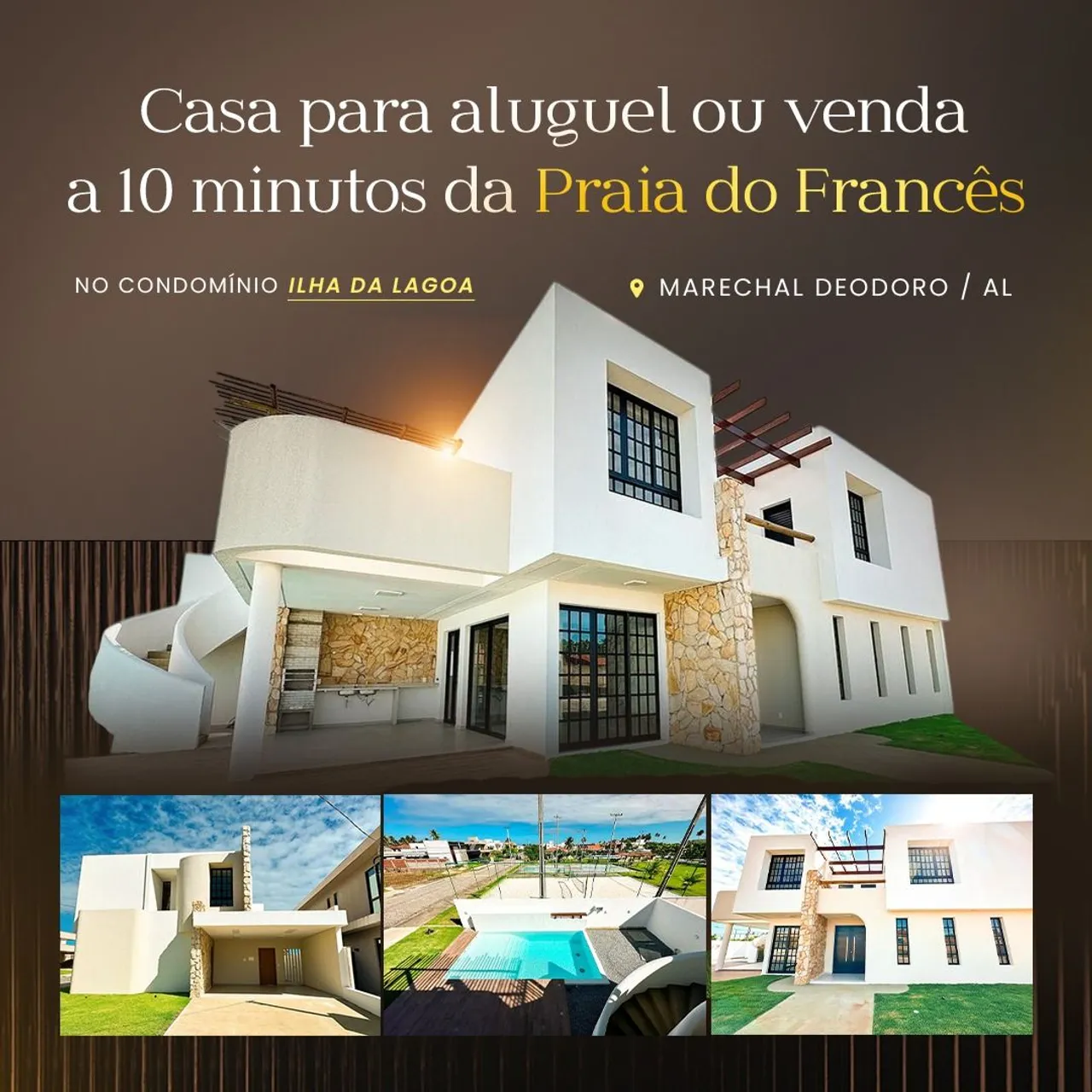 ALUGA-SE OU VENDE-SE: Casa de Alto Padrão próximo a Praia do Francês