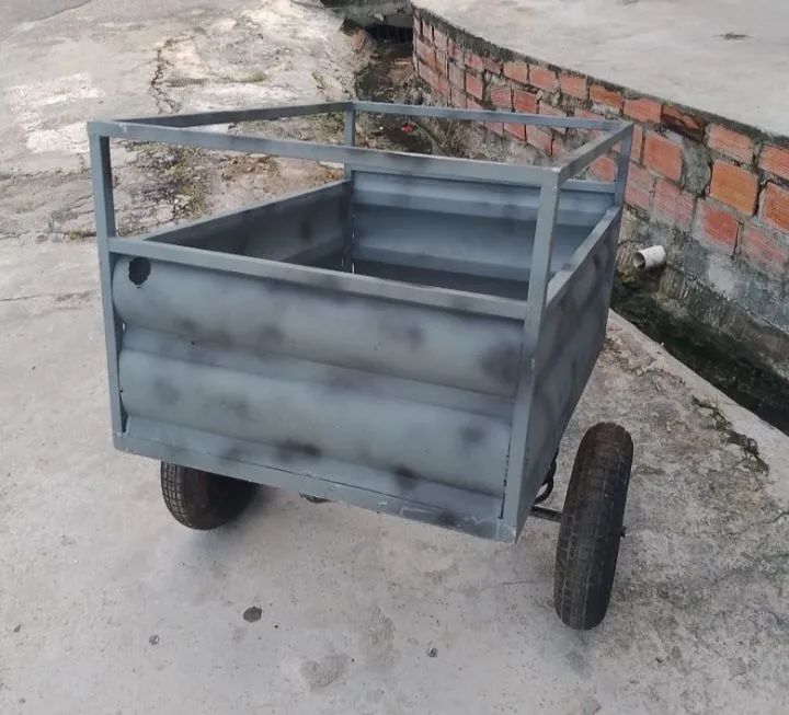 Carretinha para ser puxada em moto valor r$ 1300 - Foto 4