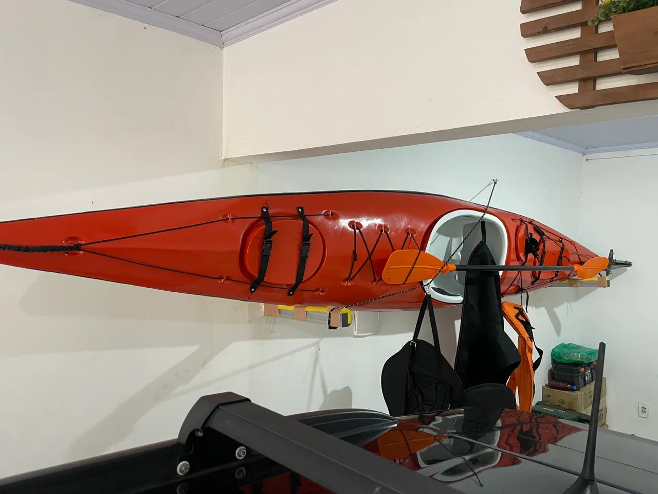 Caiaque (modelo garça) novíssimo ( uma vez na água) com construção impecável à venda. - Foto 2