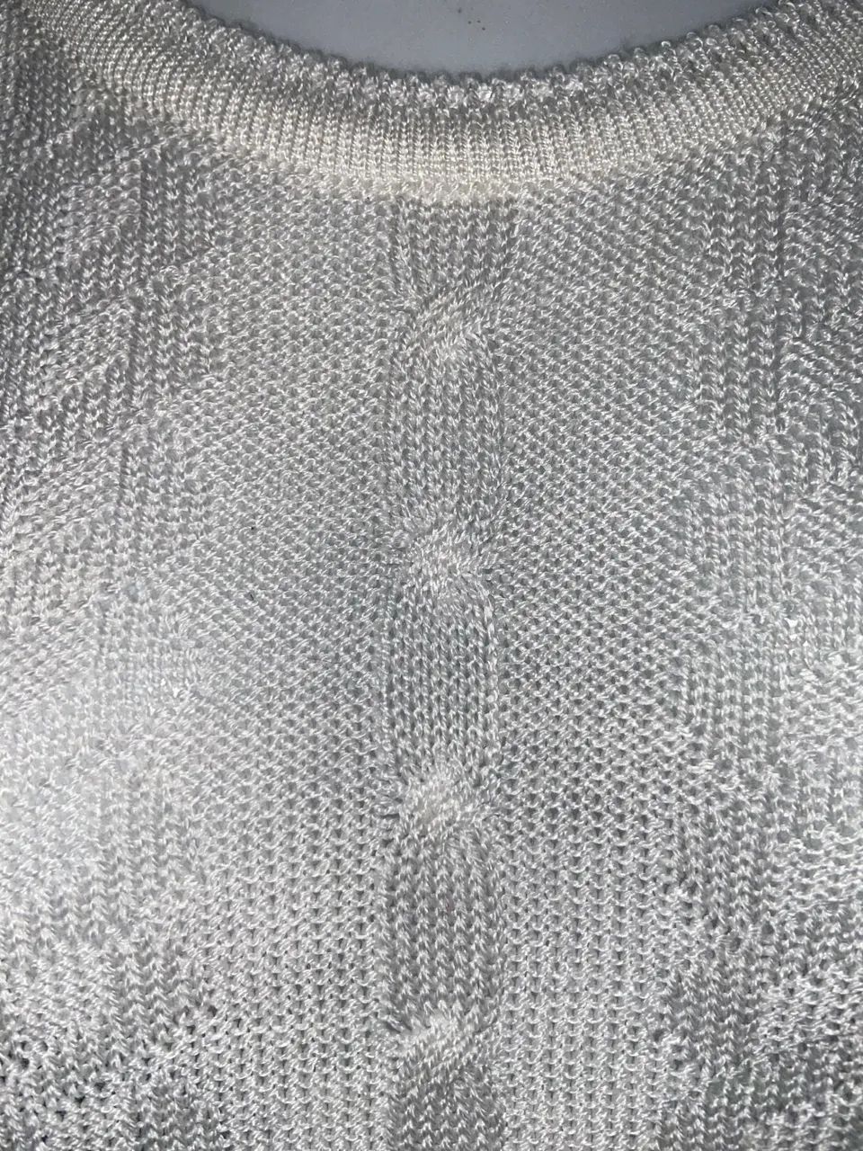 Blusa branca linha  - Foto 3