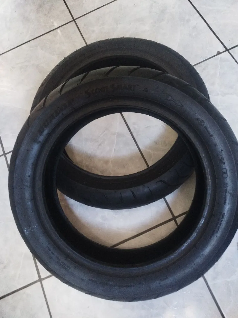 Pneus Dunlop scoot Smart . Pouco uso