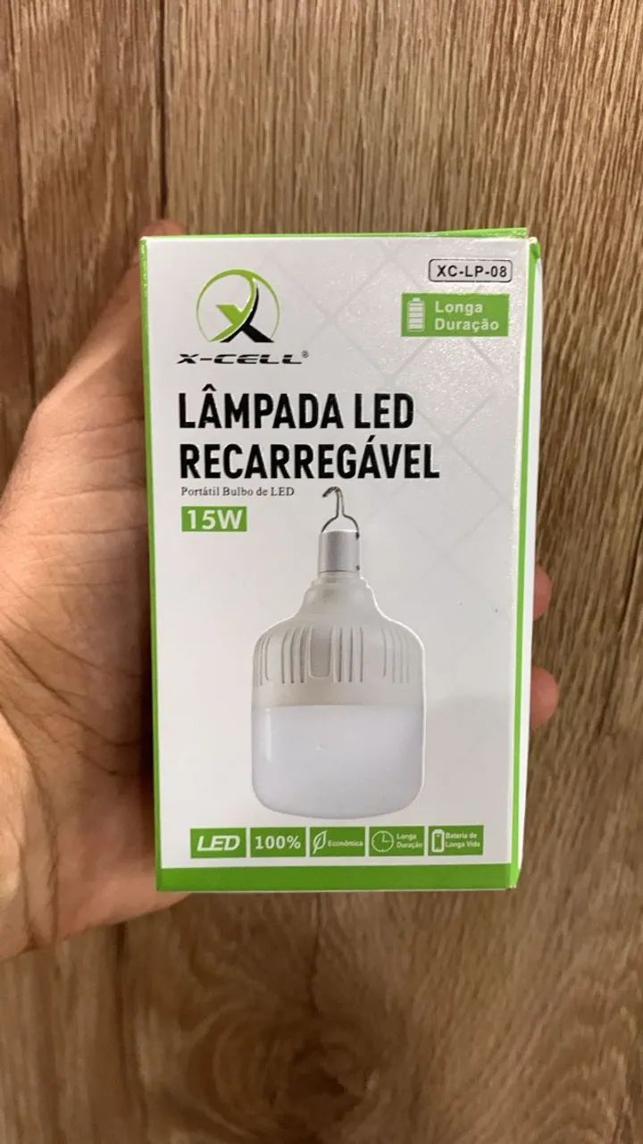 Lâmpada Led Recarregável 
